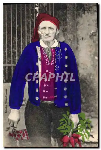 Cartes postales Folklore Type de vieillard de Plougastel Daoulas