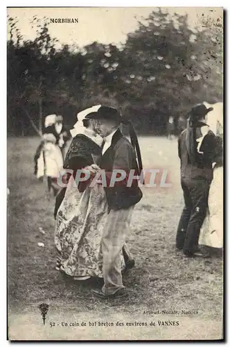 Ansichtskarte AK Folklore Un coin de bal des environs de Vannes