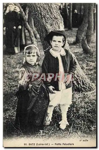 Ansichtskarte AK Folklore Batz Petits paludiers Enfants