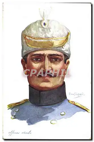 Ansichtskarte AK Fantaisie Illustrateur Dupuis Militaria Officier Serbe Serbia Serbie