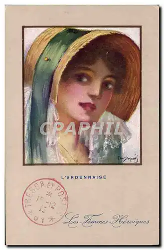 Cartes postales Fantaisie Illustrateur Dupuis Militaria L&#39Ardennaise Ardennes