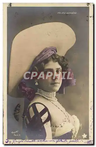 Cartes postales Bijoux Femme Folies Bergere
