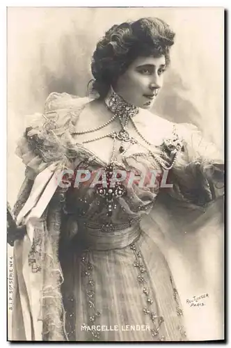 Cartes postales Bijoux Femme Marcelle Lender