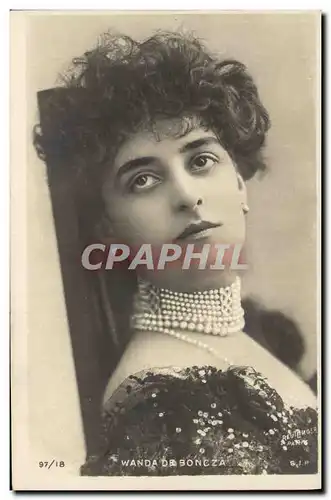 Cartes postales Bijoux Femme Wanda de Boncza