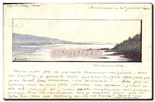 Cartes postales Fantaisie (dessin a la main) Paysage