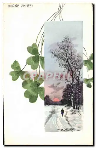 Cartes postales Fantaisie Bonne annee