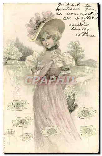 Cartes postales Fantaisie Femme