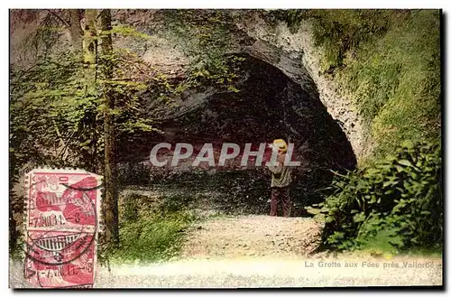 Cartes postales Grotte Grottes La grotte aux fees pres Vallorbe