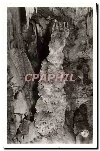 Cartes postales Grotte Grottes Aven d&#39Orgnac Belzebut Gardien de la salle aux Perles