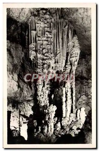 Cartes postales Grotte Grottes Aven d&#39Orgnac Le petit buffet d&#39orgue Ouest Salle superieure