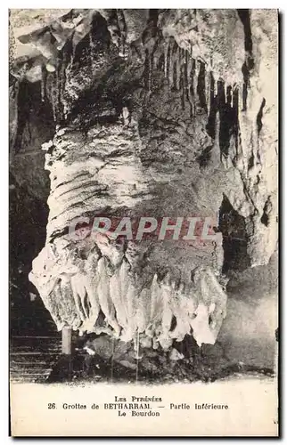 Cartes postales Grotte Grottes de Betharram Partie inferieure Le Bourdon