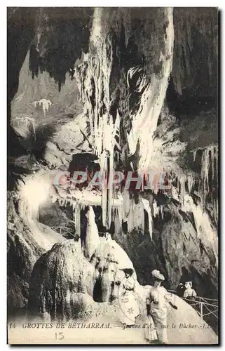 Cartes postales Grotte Grottes de Betharram Jeanne d&#39Arc sur le bucher