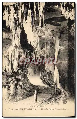 Cartes postales Grotte Grottes de Betharram Entree de la grande salle