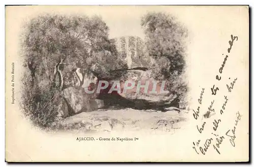 Cartes postales Grotte de Napoleon 1er Ajaccio Corse Corsica Grottes