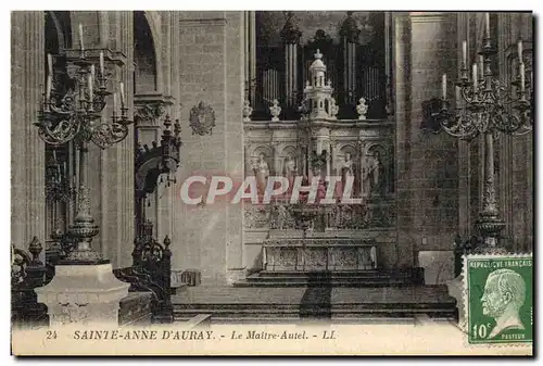 Cartes postales Orgue Sainte Anne d&#39Auray Le maitre autel