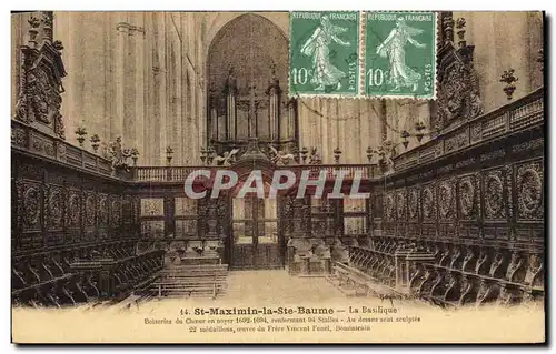 Ansichtskarte AK Orgue St Maximin la Ste Baume La basilique