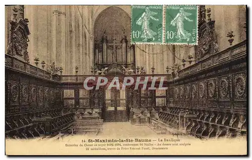 Cartes postales Orgue St Maximin la Ste Baume La basilique