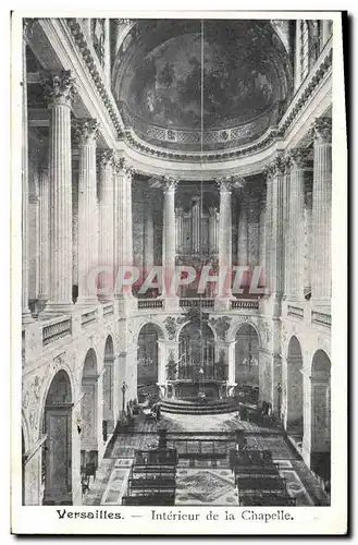 Ansichtskarte AK Orgue Versailles Interieur de la chapelle