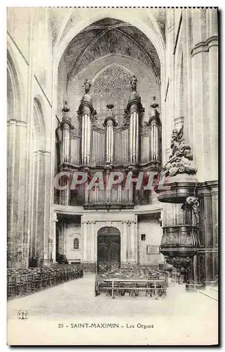 Ansichtskarte AK Orgue Saint Maximin Les orgues