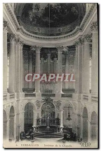 Ansichtskarte AK Orgue Versailles Interieur de la chapelle