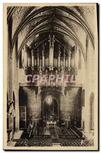 Cartes postales Orgue Albi Cathedrale Ste Cecile Les orgues