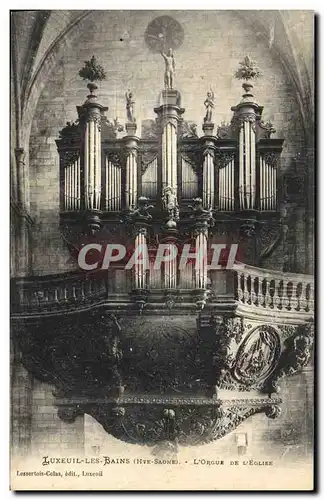 Cartes postales Orgue Luxeuil les Bains L&#39orgue de l&#39eglise