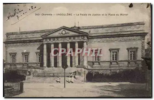 Ansichtskarte AK Palais de Justice et la place du Murier Angouleme