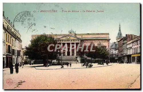 Cartes postales Palais de Justice Place du Murier Angouleme