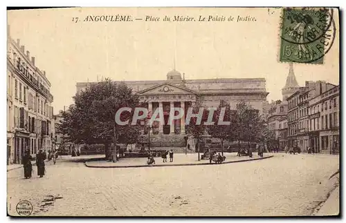 Cartes postales Palais de Justice Place du Murier Angouleme