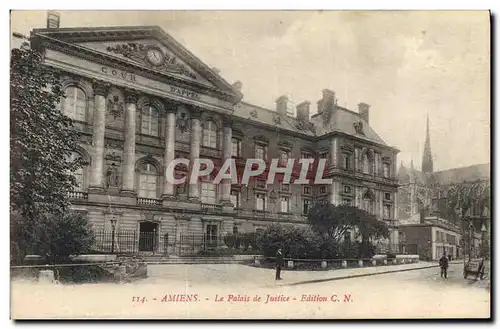 Cartes postales Palais de Justice Amiens