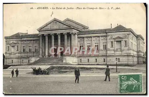 Ansichtskarte AK Palais de Justice Place du Champ de Mars Angers