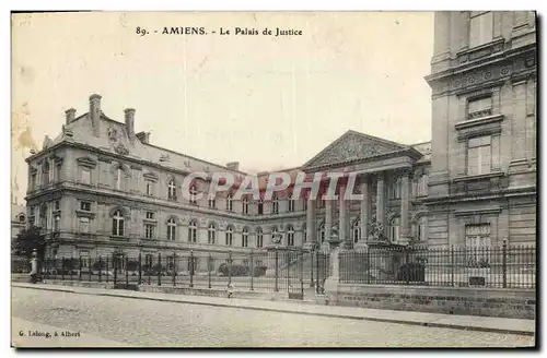 Cartes postales Palais de Justice Amiens