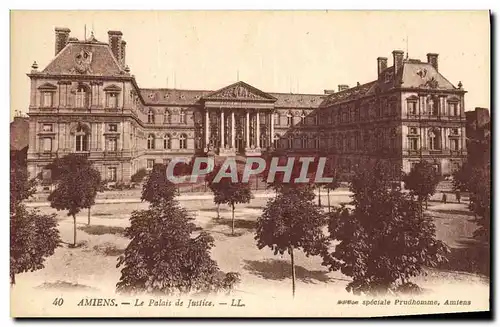 Cartes postales Palais de Justice Amiens