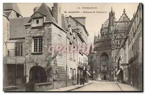 Cartes postales Palais de Justice Alencon Tribunal de commerce