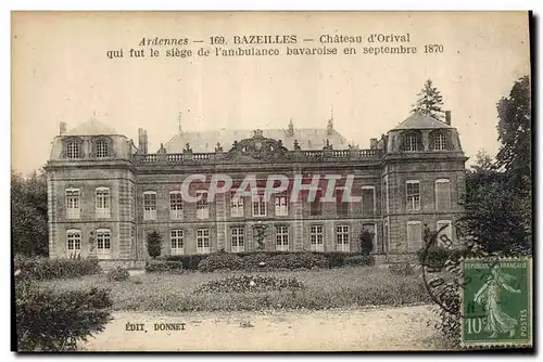 Ansichtskarte AK Militaria Guerre de 1870 Ardennes Bazeilles Chateau d&#39Orival
