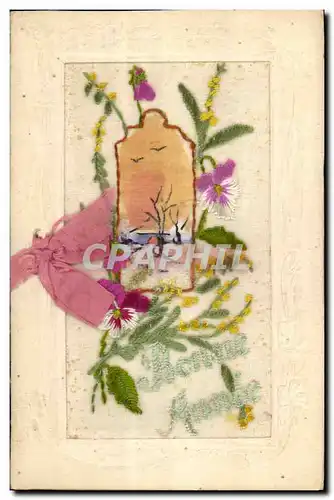 Cartes postales Fantaisie Toilee Fleurs