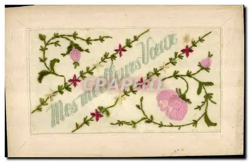Cartes postales Fantaisie Toilee Fleurs