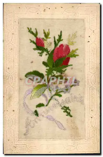 Cartes postales Fantaisie Toilee Fleurs