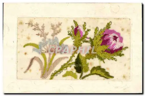 Cartes postales Fantaisie Toilee Fleurs