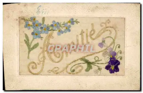 Cartes postales Fantaisie Toilee Fleurs