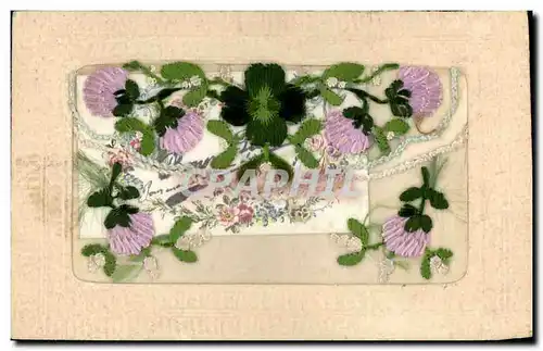 Cartes postales Fantaisie Toilee Fleurs