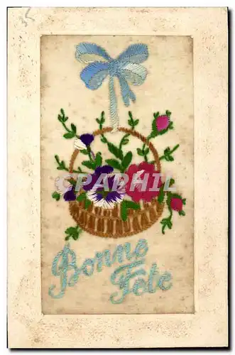 Cartes postales Fantaisie Toilee Fleurs