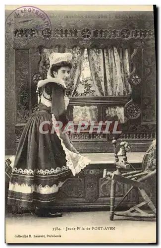Cartes postales Folklore Jeune fille de Pont Aven