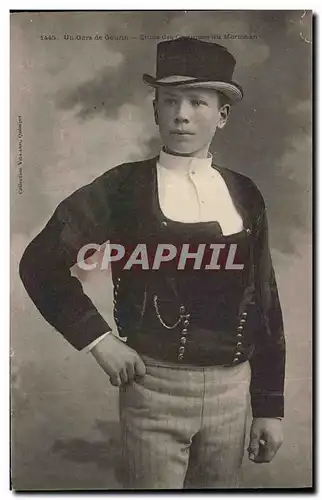 Cartes postales Folklore Un gars de Gourin Morbihan