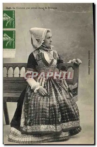 Ansichtskarte AK Folklore Le costume que portait Anne de Bretagne