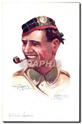 Cartes postales Fantaisie Illustrateur Dupuis Militaria Infanterie Ecossaise Ecosse