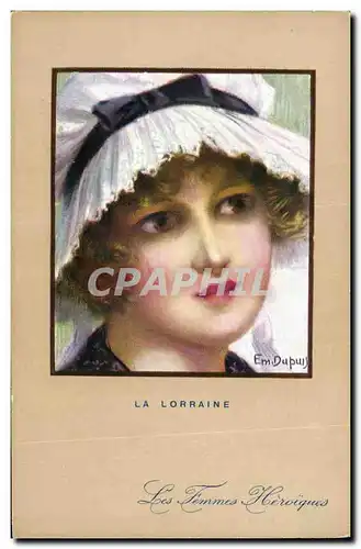 Cartes postales Fantaisie Illustrateur Dupuis La Lorraine