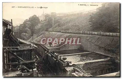 Cartes postales Mine Mines Decazeville Le lavage TOP