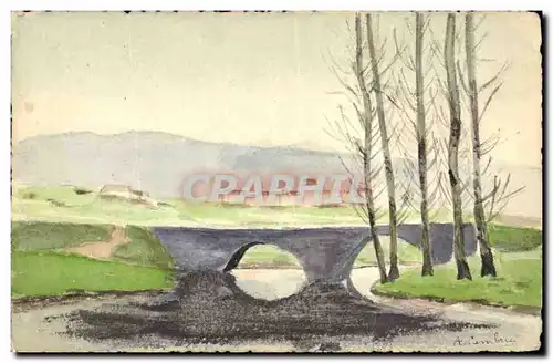 Cartes postales Fantaisie (dessin a la main) Paysage