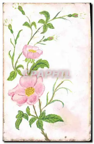 Cartes postales Fantaisie (dessin a la main) Fleurs